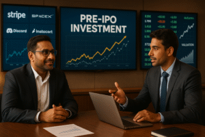 Indian investor consulting on unlisted shares before